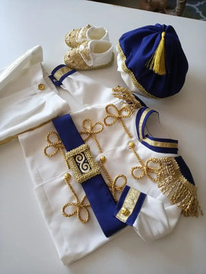 Custom Baby Sets Prince Costume Baby navy blue