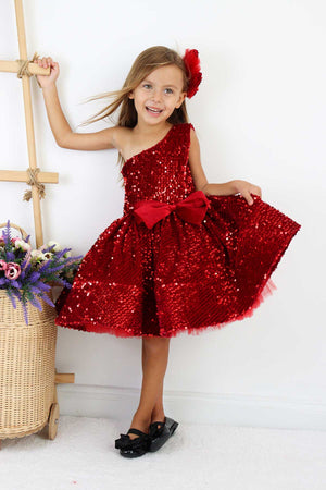 ISABELLA RED PARTY DRESS