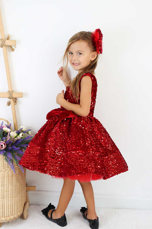 ISABELLA RED PARTY DRESS