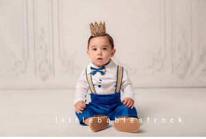 Prince William Tux Royal Blue and Gold