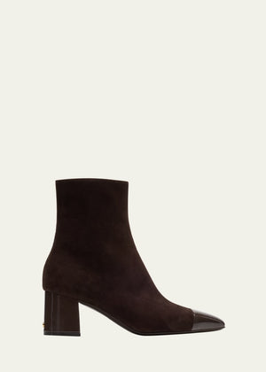 Sambi Cap-Toe Ankle Booties