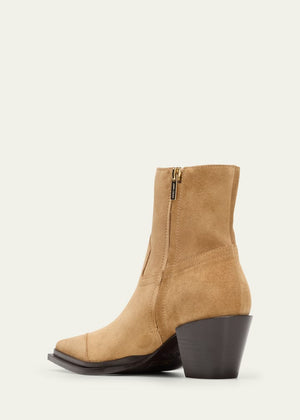 Cece Suede Western Booties