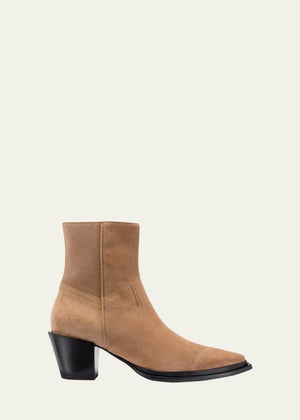 Cece Suede Western Booties