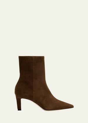 Myconia Suede Ankle Booties