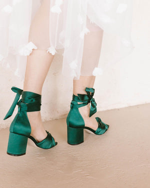 Emerald Green Bridal Shoes