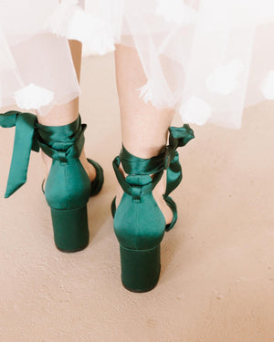 Emerald Green Bridal Shoes