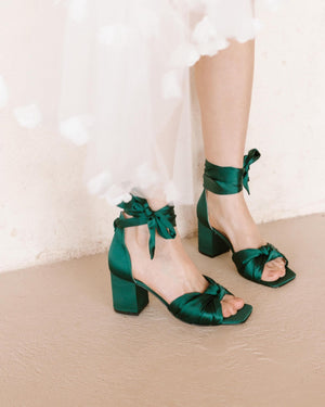 Emerald Green Bridal Shoes