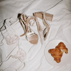 Nude wedding shoes