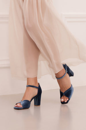 Blue Wedding Sandals