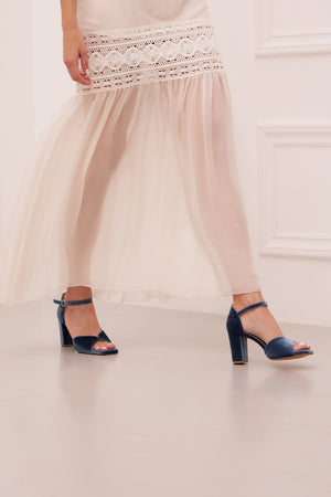 Blue Wedding Sandals