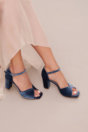 Blue Wedding Sandals