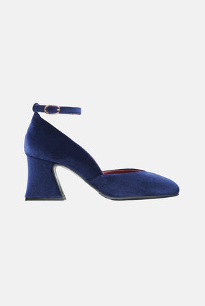 THE D'ORSEY PUMPS NAVY HEELS