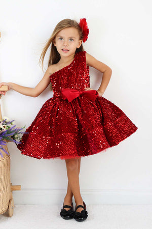 ISABELLA RED PARTY DRESS