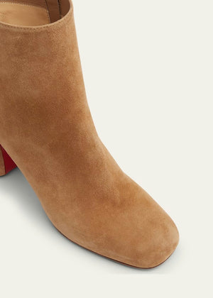 Minny Suede Red Sole Booties