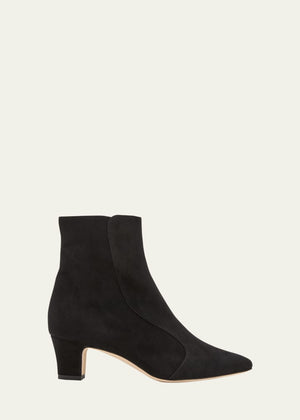 Myconia Suede Ankle Booties