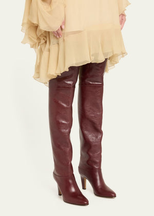 Eve Leather Over-The-Knee Boots