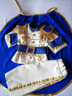 1st Birthday Baby Boy Prince costume navyblue new