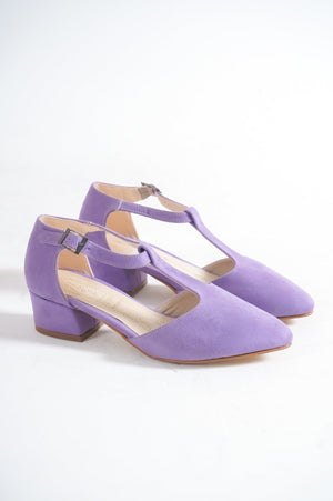 LILAC BRIDAL SHOES SUEDE BRİDAL SHOES