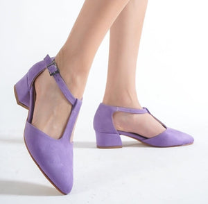 LILAC BRIDAL SHOES SUEDE BRİDAL SHOES