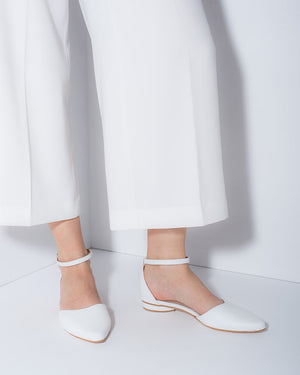 White Flat Shoes