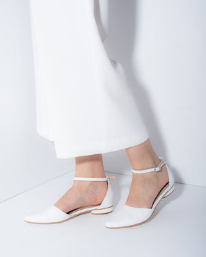 White Flat Shoes