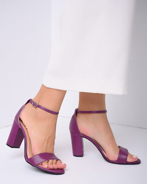 Bridal shoes block heel