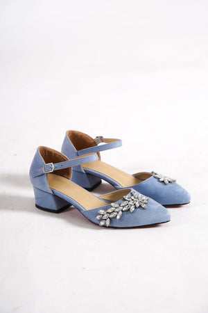 BLUE WEDDING SHOES