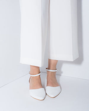 White Flat Shoes