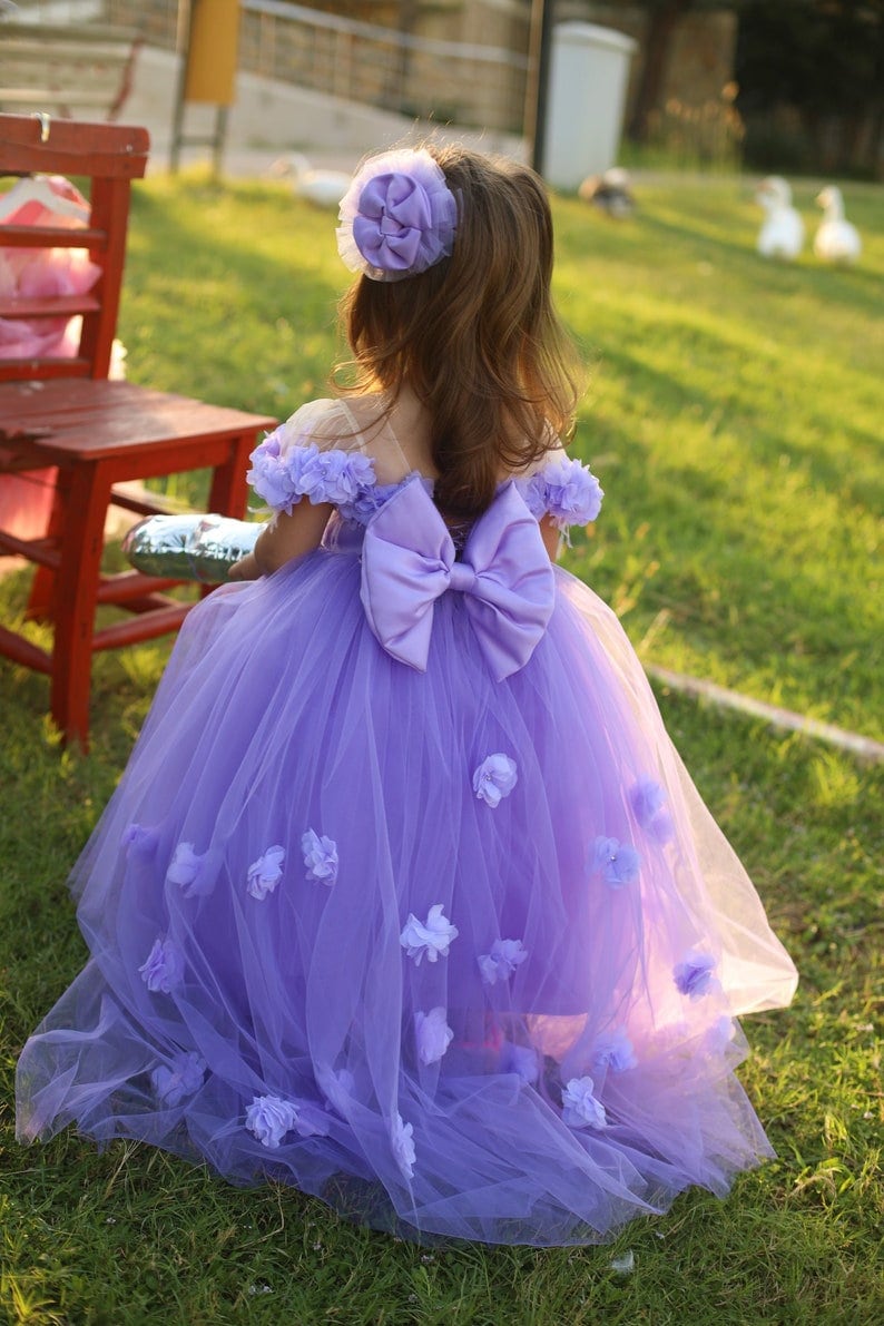 Lilac dress for store toddler girl