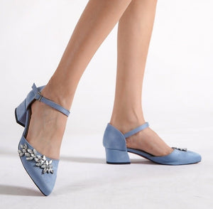 BLUE WEDDING SHOES