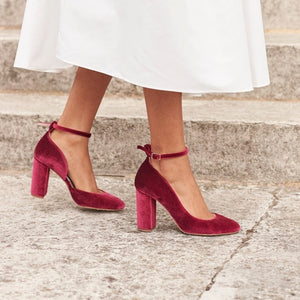 Red Velvet Shoes