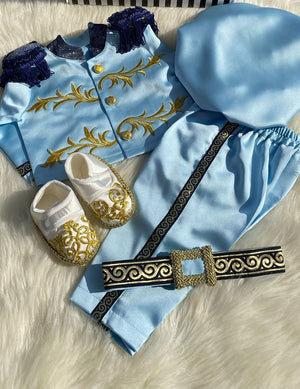 1st birthday baby boy prince costume, personalized charming