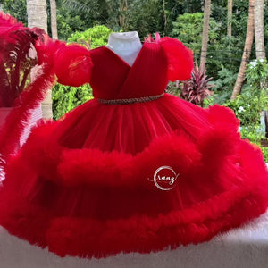SUMMER NEW SEASON LACE GIRL  PARTY  RED