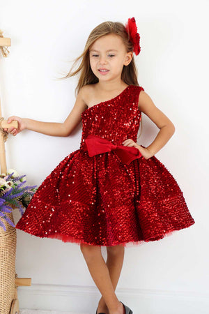 ISABELLA RED PARTY DRESS